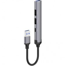 Концентратор ColorWay USB-A 4-в-1 USB2.0х3/USB3.0 (CW-HUB05) - Фото