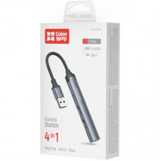 Концентратор ColorWay USB-A 4-в-1 USB2.0х3/USB3.0 (CW-HUB05) - Фото