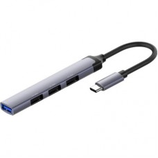Концентратор ColorWay USB-C 4-в-1 USB2.0х3/USB3.0 (CW-HUB04) - Фото