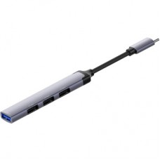Концентратор ColorWay USB-C 4-в-1 USB2.0х3/USB3.0 (CW-HUB04) - Фото