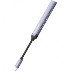 Концентратор ColorWay USB-C 4-в-1 USB2.0х3/USB3.0 (CW-HUB04) - Фото