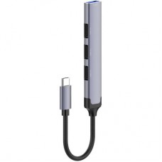 Концентратор ColorWay USB-C 4-в-1 USB2.0х3/USB3.0 (CW-HUB04) - Фото