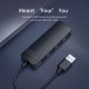 Концентратор Choetech USB 3.1 to 3xUSB 3.0+RJ45(1GB) Ethernet 4in1 (HUB-U02-BK)