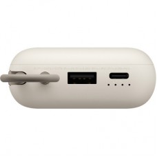 Батарея універсальна Xiaomi 10000 mAh 22.5W, Integrated Cable, beige (BHR9072GL) - Фото