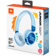Наушники JBL JR 320BT Blue (JBLJR320BTBLU) - Фото