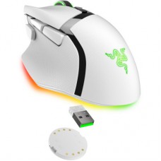 Мышка Razer Basilisk V3 Pro 35K Wireless/Bluetooth White (RZ01-05240200-R3G1) - Фото
