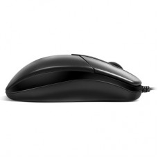 Мишка REAL-EL RM-214 USB Black (EL123200039) - Фото