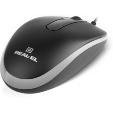 Мышка REAL-EL RM-217 USB Black/Gray (EL123200038) - Фото