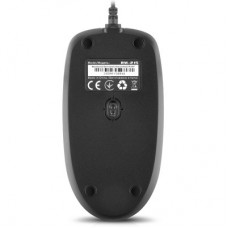 Мышка REAL-EL RM-215 USB Black/Gray (EL123200037) - Фото