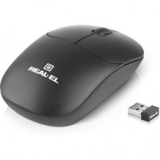 Мышка REAL-EL RM-313W Wireless Black (EL123200042) - Фото