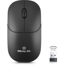 Мышка REAL-EL RM-313W Wireless Black (EL123200042) - Фото
