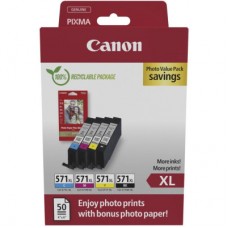 Картридж Canon CLI-571 MultipackXL BK,C,M,Y 11ml (0332C006) - Фото