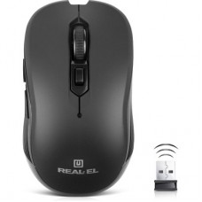 Мышка REAL-EL RM-331W Wireless Black (EL123200044) - Фото