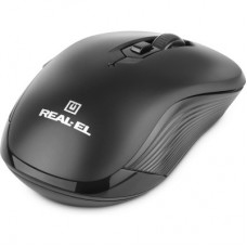 Мышка REAL-EL RM-331W Wireless Black (EL123200044) - Фото