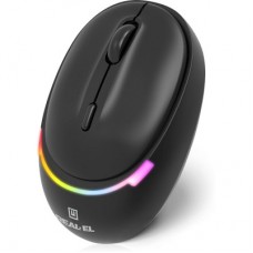 Мышка REAL-EL RM-440W Wireless/Bluetooth Black (EL123200045) - Фото