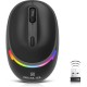 Мышка REAL-EL RM-440W Wireless/Bluetooth Black (EL123200045)