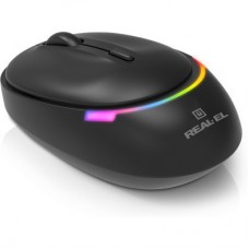 Мышка REAL-EL RM-440W Wireless/Bluetooth Black (EL123200045) - Фото