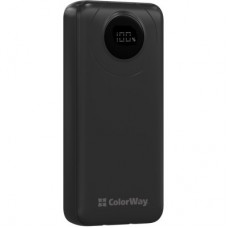 Батарея универсальная ColorWay 20 000 mAh EnergyPlus PD/18W, QC3.0/22.5W, Black (CW-PB200LPB4BK-PDD)