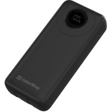 Батарея универсальная ColorWay 20 000 mAh EnergyPlus PD/18W, QC3.0/22.5W, Black (CW-PB200LPB4BK-PDD) - Фото