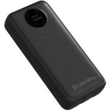 Батарея универсальная ColorWay 20 000 mAh EnergyPlus PD/18W, QC3.0/22.5W, Black (CW-PB200LPB4BK-PDD) - Фото
