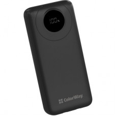 Батарея универсальная ColorWay 20 000 mAh EnergyPlus PD/18W, QC3.0/22.5W, Black (CW-PB200LPB4BK-PDD) - Фото
