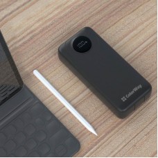 Батарея универсальная ColorWay 20 000 mAh EnergyPlus PD/18W, QC3.0/22.5W, Black (CW-PB200LPB4BK-PDD) - Фото