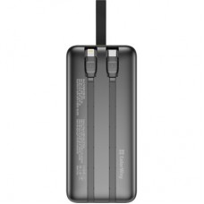 Батарея універсальна ColorWay 30 000 mAh PD/18W, QC3.0/22.5, Digital Display, Black (CW-PB300LPC5BK-PDD) - Фото