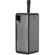 Батарея универсальная ColorWay 50 000 mAh PD/18W, QC3.0/22.5, Digital Display, Black (CW-PB500LPC5BK-PDD)