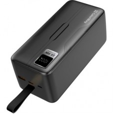 Батарея универсальная ColorWay 50 000 mAh PD/18W, QC3.0/22.5, Digital Display, Black (CW-PB500LPC5BK-PDD) - Фото