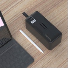 Батарея универсальная ColorWay 50 000 mAh PD/18W, QC3.0/22.5, Digital Display, Black (CW-PB500LPC5BK-PDD) - Фото
