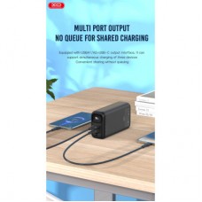 Батарея універсальна XO 30000mAh, PD/20W, QC/22.5W, black (PR200_Black) - Фото