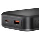 Батарея універсальна XO 10000 mAh, PD/30W, QC/22.5W, PPS/33W, black (PR232_Black)