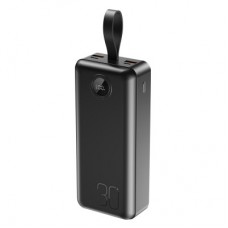 Батарея универсальная XO 30000mAh, PD/20W, QC/22.5W, with light, black (PR240_Black)