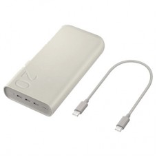 Батарея універсальна Samsung 20000 mAh, SuperFastCharge2.0/45W, PD/3.0, PDO/PPS, Beige (EB-P4520XUEGEU) - Фото