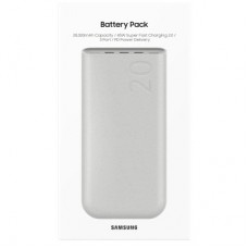 Батарея універсальна Samsung 20000 mAh, SuperFastCharge2.0/45W, PD/3.0, PDO/PPS, Beige (EB-P4520XUEGEU) - Фото