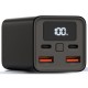 Батарея універсальна XO 20000 mAh, PD/65W for laptop, QC/22.5W, black (PB97_Black)