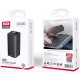 Батарея універсальна XO 20000 mAh, PD/65W for laptop, QC/22.5W, black (PB97_Black)