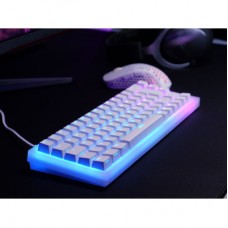 Клавіатура Xtrfy K5 68 keys Kailh Red Hot-swap RGB UA White (K5-RGB-CPT-TPWHITE-R-UKR) - Фото