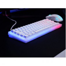 Клавіатура Xtrfy K5 68 keys Kailh Red Hot-swap RGB UA White (K5-RGB-CPT-TPWHITE-R-UKR) - Фото