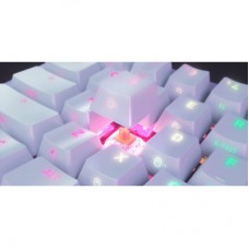 Клавіатура Xtrfy K5 68 keys Kailh Red Hot-swap RGB UA White (K5-RGB-CPT-TPWHITE-R-UKR) - Фото