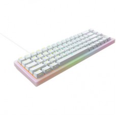Клавіатура Xtrfy K5 68 keys Kailh Red Hot-swap RGB UA White (K5-RGB-CPT-TPWHITE-R-UKR) - Фото