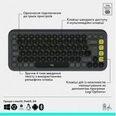 Комплект Logitech POP Icon Combo Bluetooth UA Graphite (920-013156) - Фото