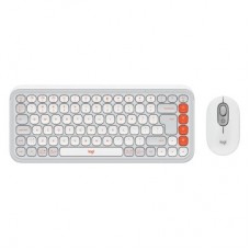 Комплект Logitech POP Icon Combo Bluetooth UA Off-White (920-013141) - Фото