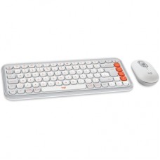 Комплект Logitech POP Icon Combo Bluetooth UA Off-White (920-013141) - Фото