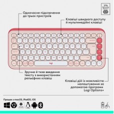 Комплект Logitech POP Icon Combo Bluetooth UA Rose (920-013142) - Фото