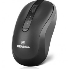 Мышка REAL-EL RM-450W Wireless/Bluetooth Black/Gray (EL123200046) - Фото