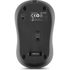 Мышка REAL-EL RM-450W Wireless/Bluetooth Black/Gray (EL123200046) - Фото