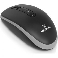 Мышка REAL-EL RM-455W Wireless/Bluetooth Black/Gray (EL123200047) - Фото