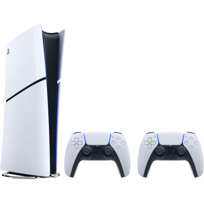 Ігрова консоль Sony Playstation 5 Slim (2 геймпаді Dualsense) Digital Edition (1000042066)