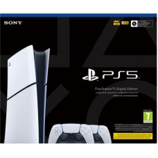 Ігрова консоль Sony Playstation 5 Slim (2 геймпаді Dualsense) Digital Edition (1000042066) Ігрова консоль Sony Playstation 5 Slim (2 геймпаді Dualsense) Digital Edition (1000042066) - Фото
